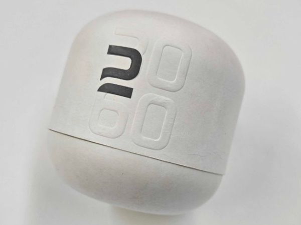 パルプモールドにパッド印刷