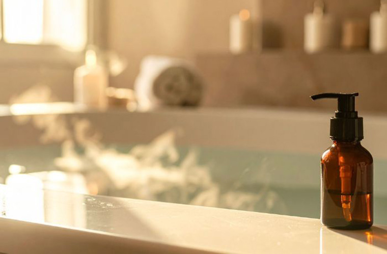 インバス(お風呂の中)での使用例