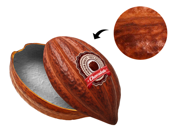 カカオ柄の製品例